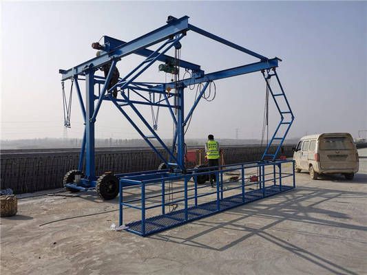 桥梁排水管安装台车 建筑方案施工 第5张