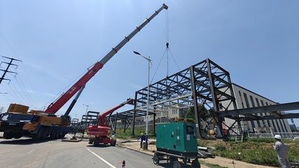 公司钢结构和设备是一体的说明(钢结构拼焊矫一体机) 建筑效果图设计 第5张 公司钢结构和设备是一体的说明(钢结构拼焊矫一体机) 建筑效果图设计 第5张