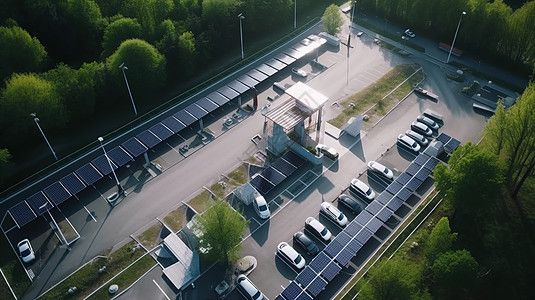 光伏停车棚图片效果图(2023光伏车棚装修图片) 结构砌体施工 第2张 光伏停车棚图片效果图(2023光伏车棚装修图片) 结构砌体施工 第2张