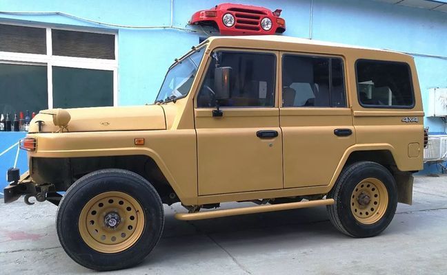 bj212改铁顶（bj212铁顶改装） 钢结构钢结构螺旋楼梯施工 第4张