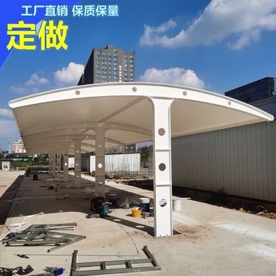 停车棚图片效果图平面图（停车棚装修图片、停车棚设计效果图、停车棚装修搭配方法） 结构机械钢结构设计 第5张