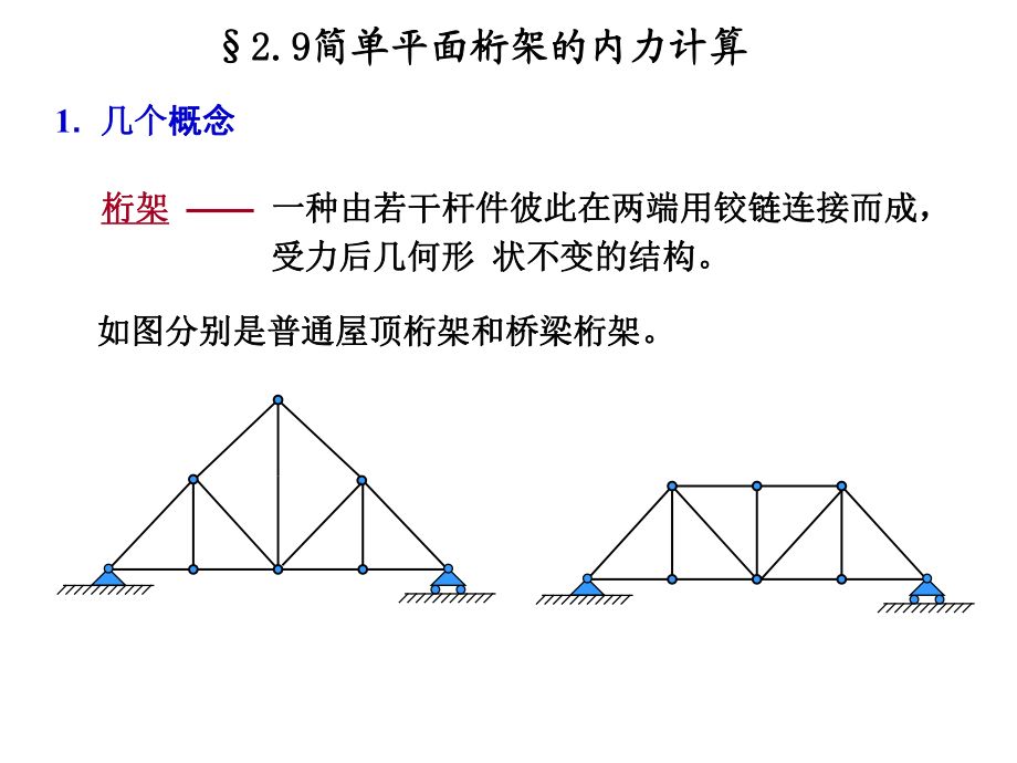 桁架的概念？ 结构框架施工 第4张