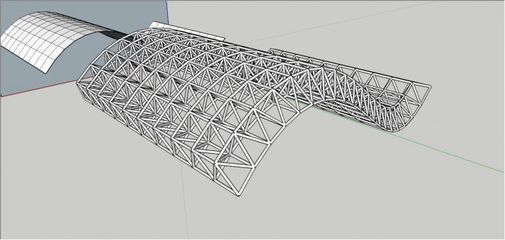 桁架建模过程视频 结构桥梁钢结构施工 第3张