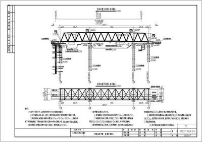 桁架桥结构图(桁架桥施工难点解析,) 建筑施工图设计 第1张 桁架桥结构图(桁架桥施工难点解析,) 建筑施工图设计 第1张