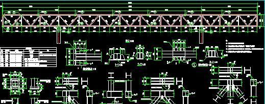 过路管道桁架图集(过路管道桁架全套图集) 结构工业装备施工 第5张 过路管道桁架图集(过路管道桁架全套图集) 结构工业装备施工 第5张