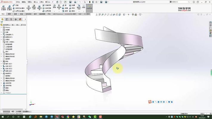 螺旋楼梯怎么建模视频讲解（c4d螺旋楼梯建模实战技巧rhino楼梯建模实战技巧） 装饰工装施工 第4张