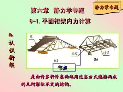 桁架结构的计算 上下杆件 形状 建筑施工图设计 第3张
