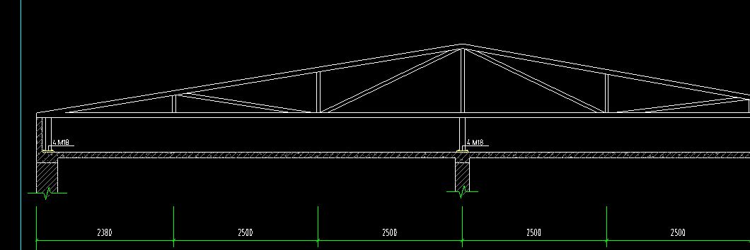 25米钢结构桁架图纸 建筑方案设计 第4张 25米钢结构桁架图纸 建筑方案设计 第4张