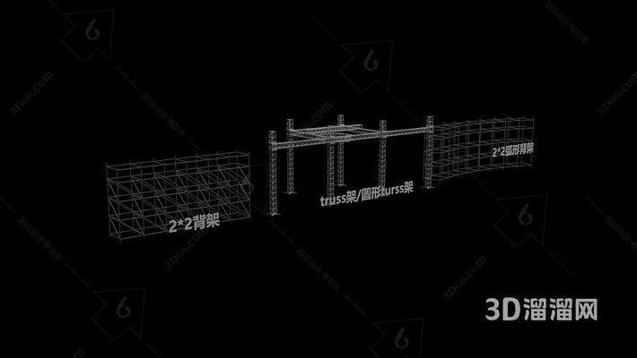桁架概念建筑模型 结构框架施工 第2张 桁架概念建筑模型 结构框架施工 第2张