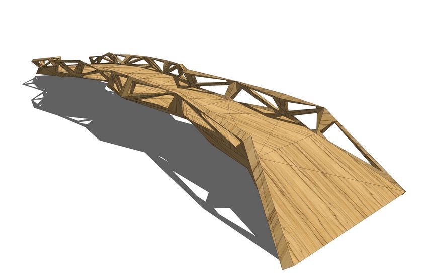 桁架概念建筑模型 结构框架施工 第5张 桁架概念建筑模型 结构框架施工 第5张
