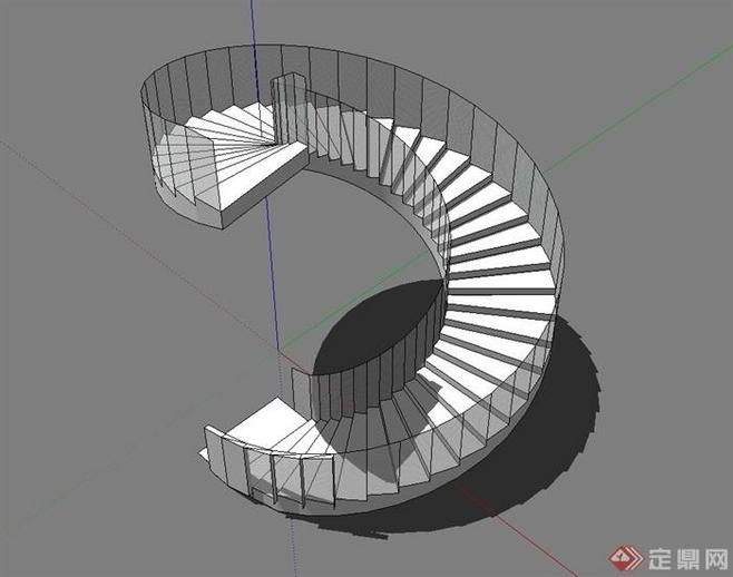 螺旋楼梯怎么建模视频教程（3dmax建模螺旋楼梯基础教程） 结构污水处理池施工 第2张