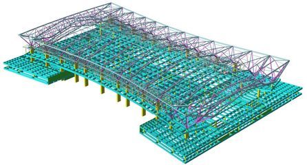 桁架结构设计模型图 钢结构门式钢架施工 第4张 桁架结构设计模型图 钢结构门式钢架施工 第4张