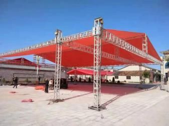 舞台桁架安装完整视频大全(铝合金桁架搭建舞台灯光架安装步骤) 结构工业钢结构设计 第1张 舞台桁架安装完整视频大全(铝合金桁架搭建舞台灯光架安装步骤) 结构工业钢结构设计 第1张