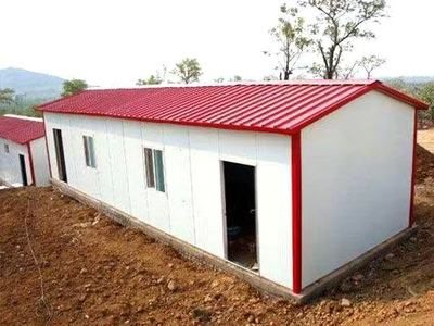 彩钢房钢架制作图片 建筑消防施工 第4张