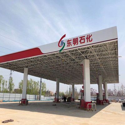 加油站柱子装修视频播放（2024年加油站柱子铝塑板教程视频专区） 结构框架施工 第3张
