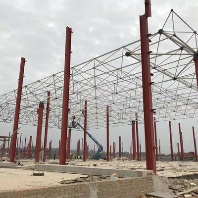 加油站网架怎么组装视频 钢结构框架施工 第4张 加油站网架怎么组装视频 钢结构框架施工 第4张