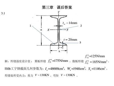 钢结构第三章作业答案(钢结构作业常见错误解析) 结构工业装备施工 第1张 钢结构第三章作业答案(钢结构作业常见错误解析) 结构工业装备施工 第1张