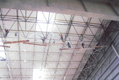 钢结构屋架安装需要搭设脚手架吗（脚手架搭建成本效益） 建筑施工图设计 第2张