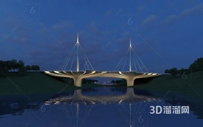 钢架景观桥图片（钢架景观桥图片资源和设计灵感） 建筑方案施工 第1张