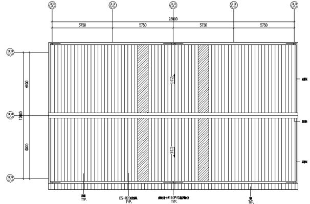 跨度27米弧形钢屋架图纸（梯形钢屋架设计图和钢结构材料选择指南27米跨度钢屋架图纸） 结构框架施工 第2张