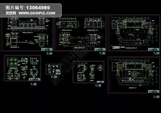 舞台搭建设计平面图怎么画 建筑施工图设计 第4张