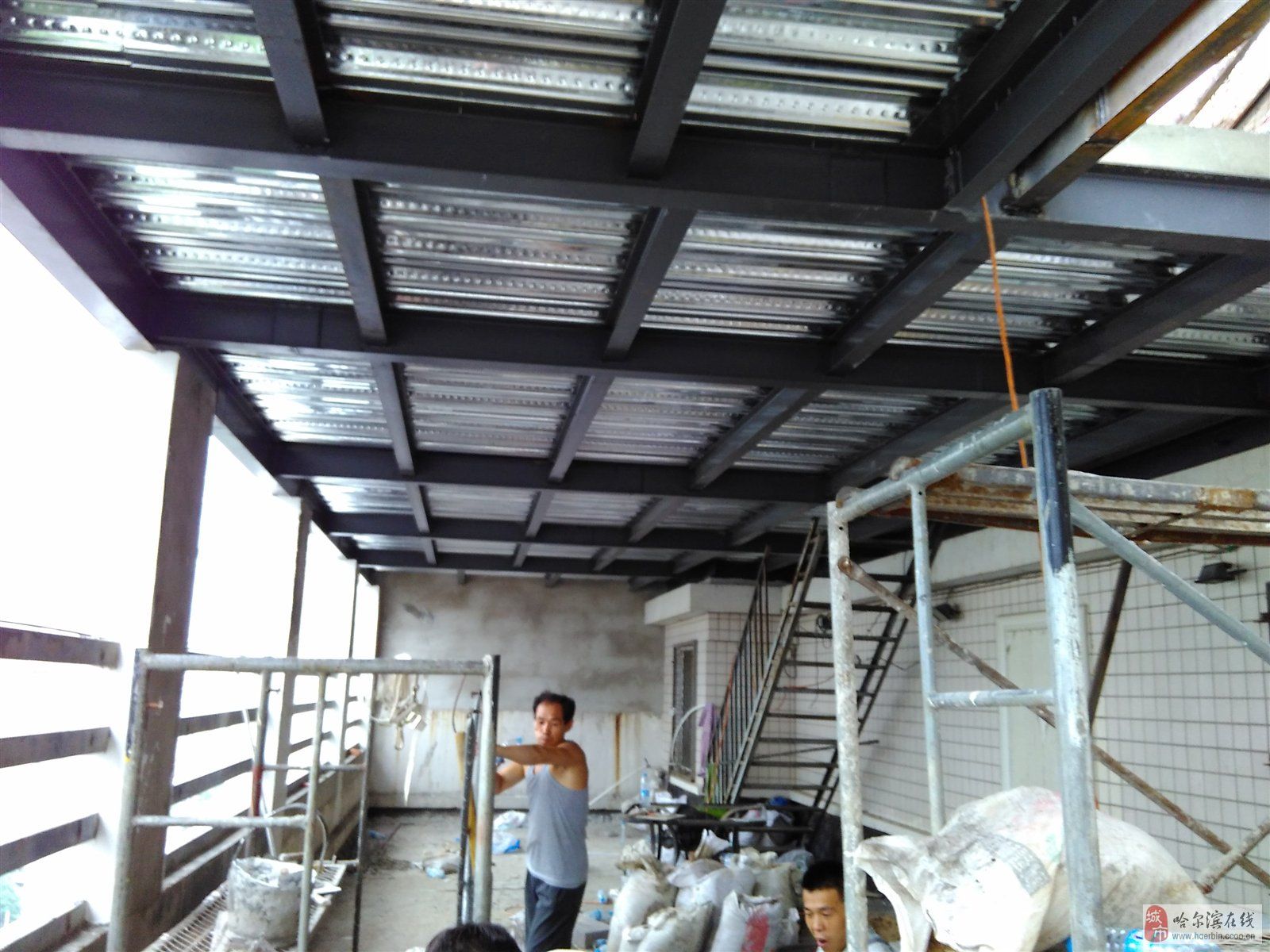 阁楼钢架施工图纸图片大全集 北京加固设计（加固设计公司） 第4张