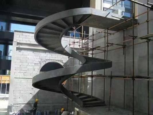 钢结构楼梯装修（钢结构楼梯装饰材料） 结构机械钢结构施工 第5张