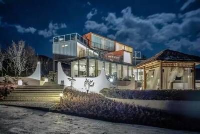 集装箱酒店设计效果图（精美的集装箱酒店装修效果图） 结构桥梁钢结构施工 第4张