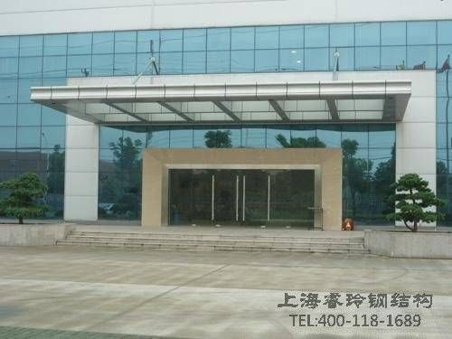 钢架结构雨棚 结构工业钢结构施工 第1张