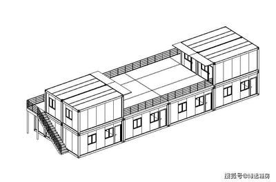 集装箱布局图 建筑施工图设计 第3张