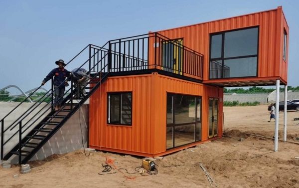 集装箱组合房子案例（集装箱房屋的设计理念和建造优势） 钢结构网架施工 第1张