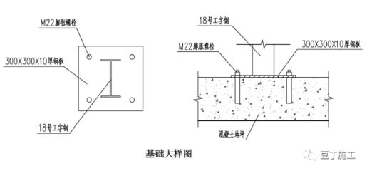 电梯井内方钢立柱规格 结构工业钢结构设计 第5张