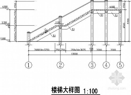 室外钢结构楼梯大样图 结构工业钢结构设计 第4张 室外钢结构楼梯大样图 结构工业钢结构设计 第4张