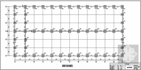 钢结构基础梁平面布置图 钢结构蹦极设计 第1张