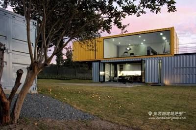盒子集装箱建筑（集装箱建筑的优势） 结构框架施工 第1张