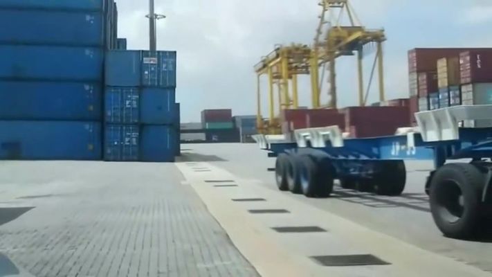 集装箱装卸作业视频