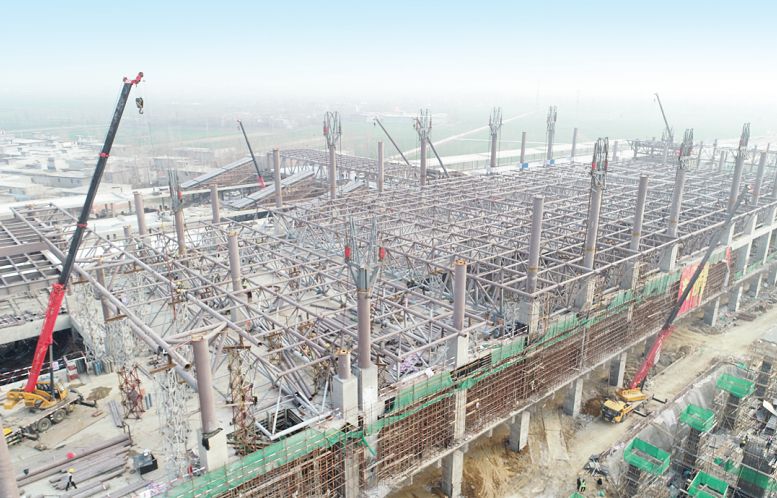 钢结构20米跨大梁用200h 建筑效果图设计 第5张 钢结构20米跨大梁用200h 建筑效果图设计 第5张