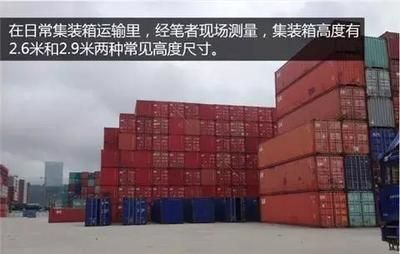 集装箱标准长度(集装箱尺寸与运输成本的关系与运输成本的关系) 结构框架施工 第4张 集装箱标准长度(集装箱尺寸与运输成本的关系与运输成本的关系) 结构框架施工 第4张