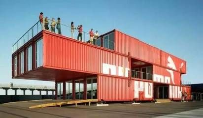 集装箱结构建筑图片高清大图 钢结构钢结构停车场设计 第4张