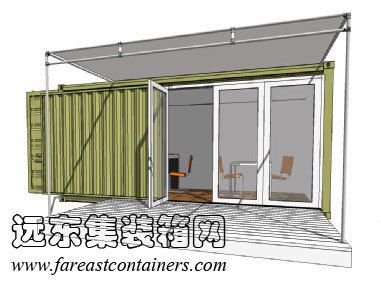 集装箱房设计图片大全 钢结构跳台施工 第4张