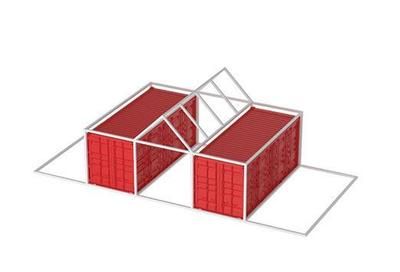 集装箱房框架效果图大全 结构电力行业设计 第5张 集装箱房框架效果图大全 结构电力行业设计 第5张
