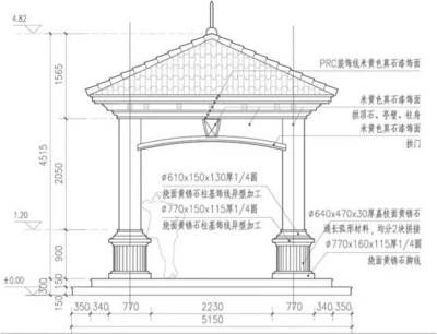 景观廊架尺寸长度（景观廊架尺寸长度应根据具体使用环境和设计要求来确定） 装饰幕墙设计 第5张
