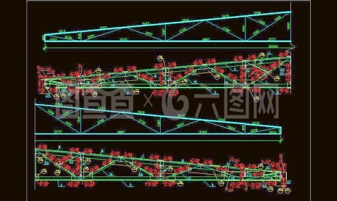 梯形钢屋架支撑布置图片（梯形钢屋架支撑布置）