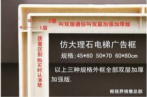 电梯内框架广告尺寸标准（常见电梯内框架广告尺寸标准） 钢结构跳台施工 第5张