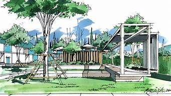 景观廊架手绘图平面（景观廊架手绘图平面教程cad绘制廊架平面教程） 北京加固施工 第3张