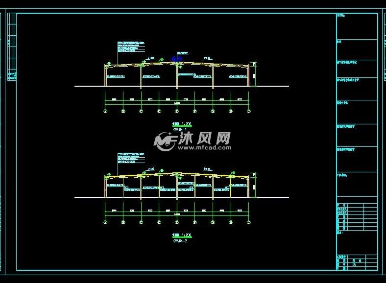 舞台钢架结构图怎么画视频（cad绘制舞台钢架基础操作） 结构桥梁钢结构施工 第4张