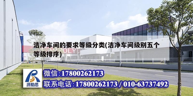 洁净车间的要求等级分类(洁净车间级别五个等级排序) 结构工业钢结构施工