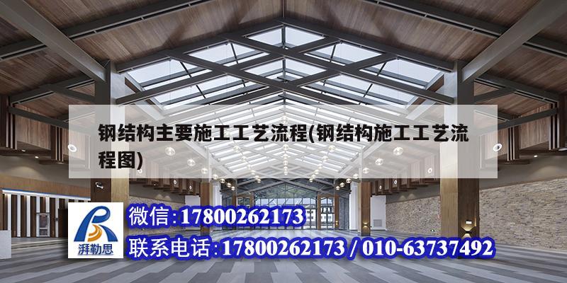 钢结构主要施工工艺流程(钢结构施工工艺流程图)