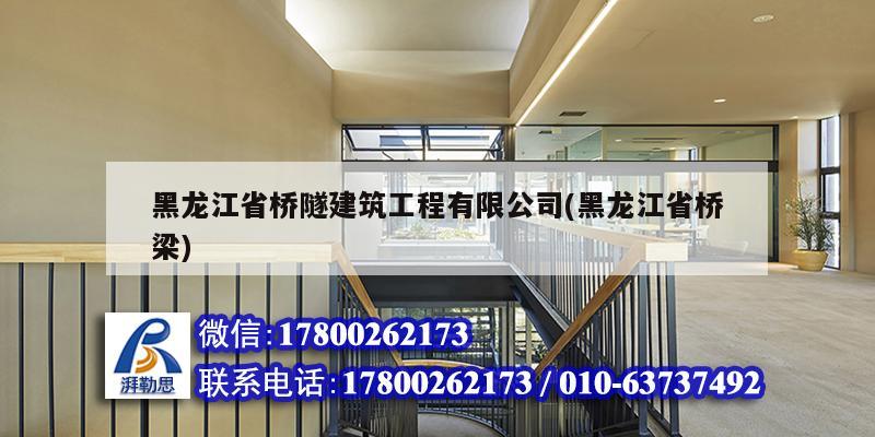 黑龙江省桥隧建筑工程有限公司(黑龙江省桥梁)