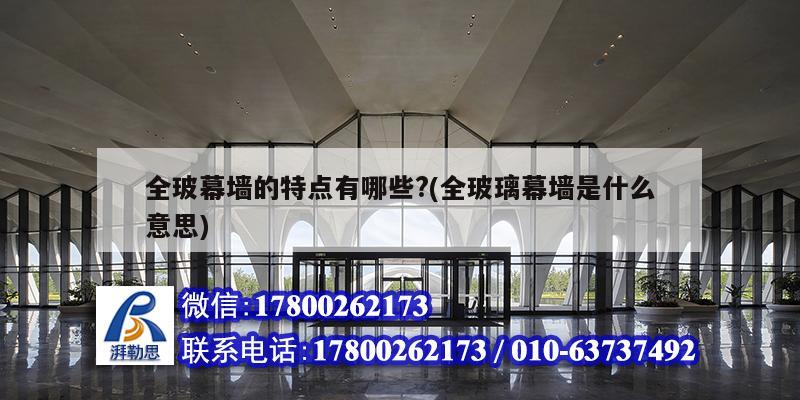全玻幕墙的特点有哪些?(全玻璃幕墙是什么意思)